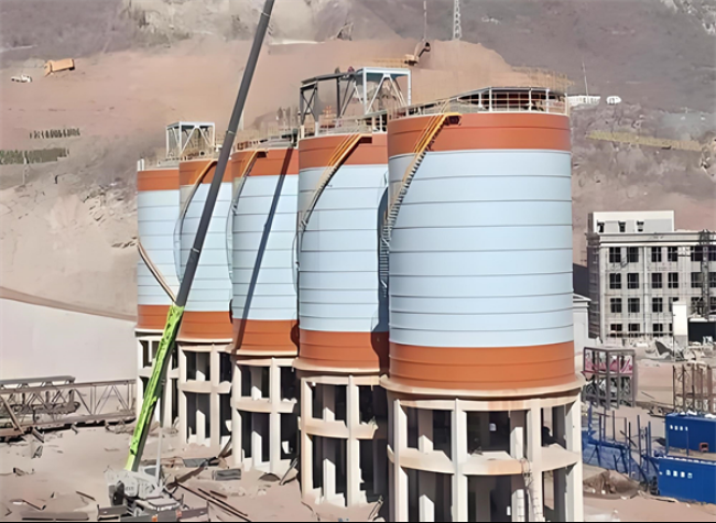 阜城高架钢板仓